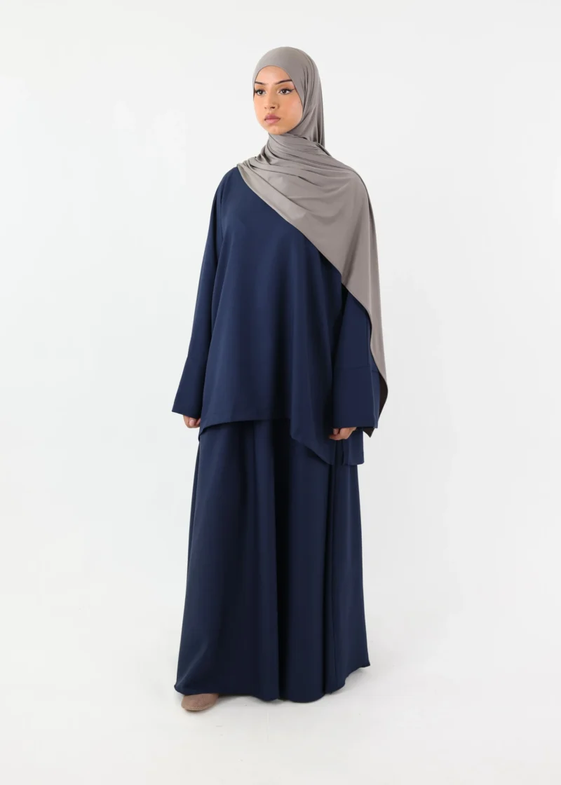 Hawa Skirt Set - Navy - Image 4