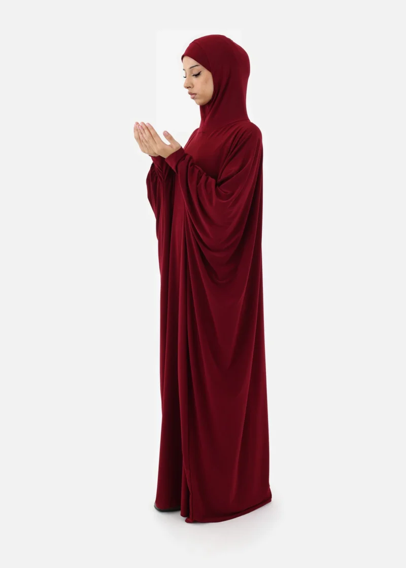 Alternative view of Soft One Piece Prayer Set - Burgundy