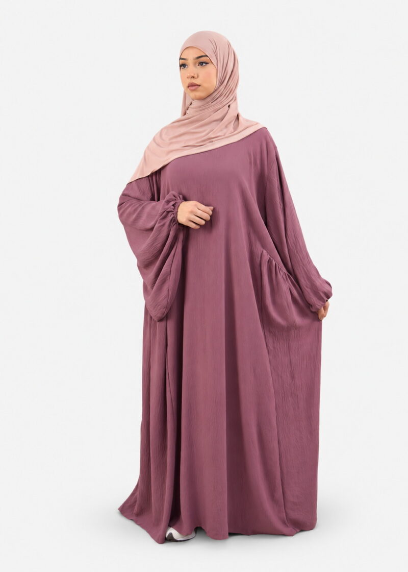 Abaya Anouar Mauve