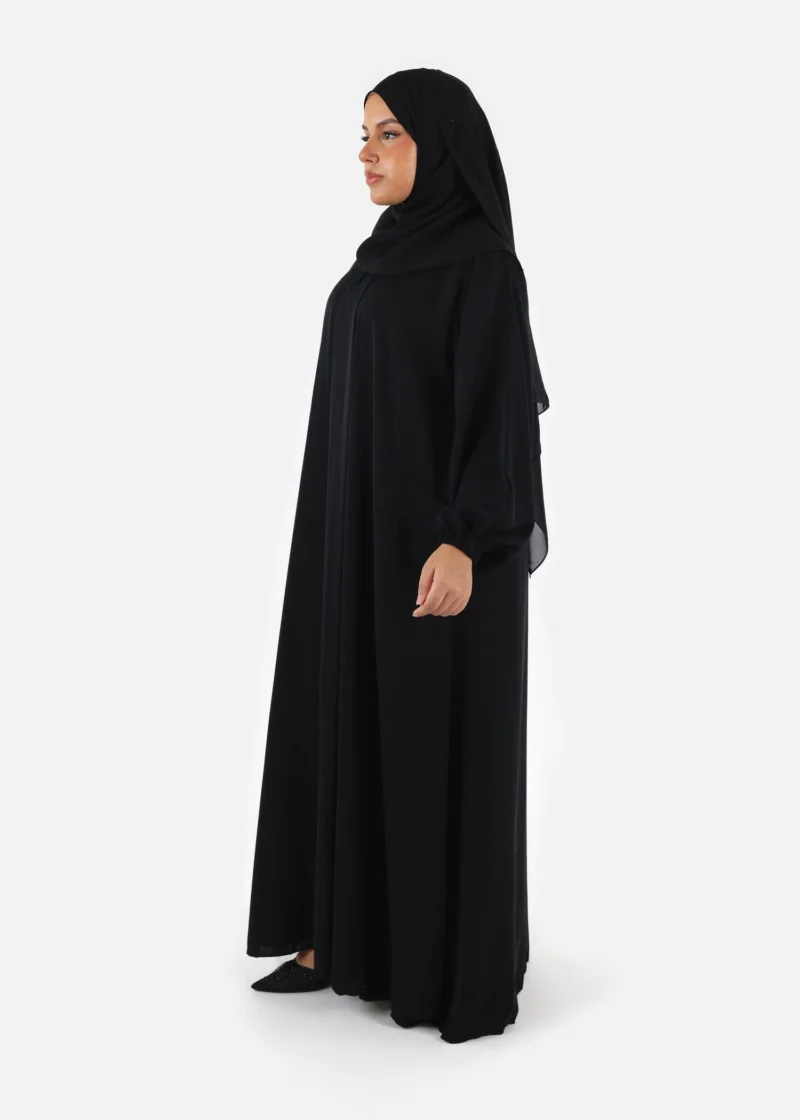 Pleated Front Abaya - Image 11