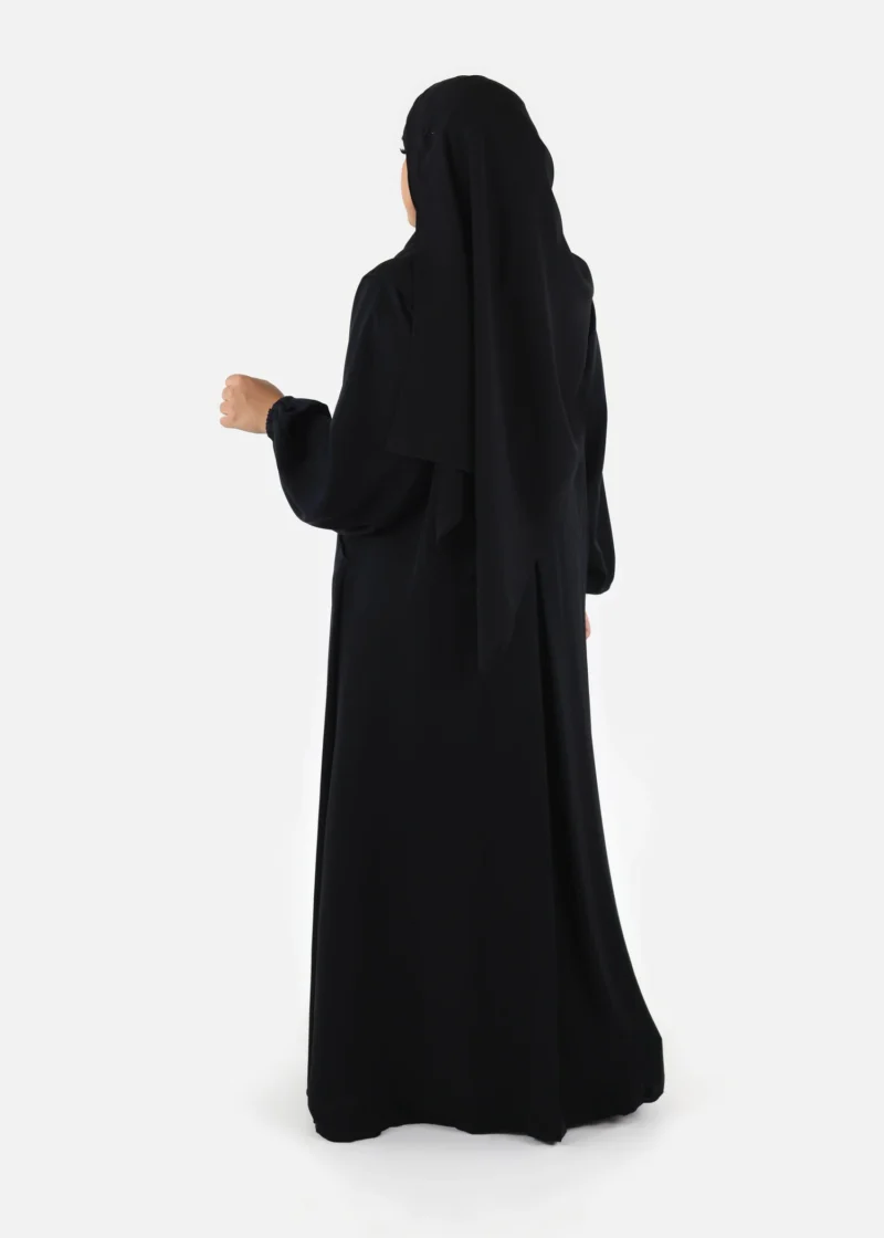 Pleated Front Abaya - Image 10