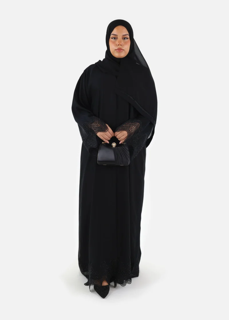 Sculpted Wave Abaya - Image 7
