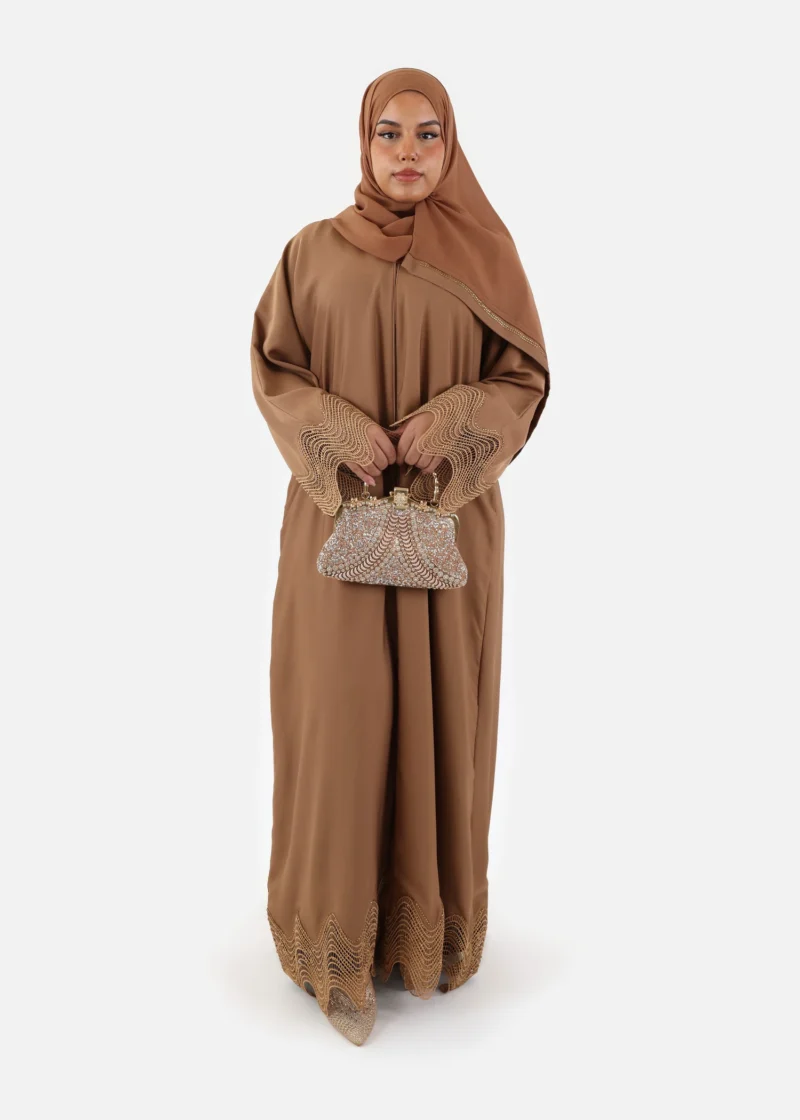 Sculpted Wave Abaya