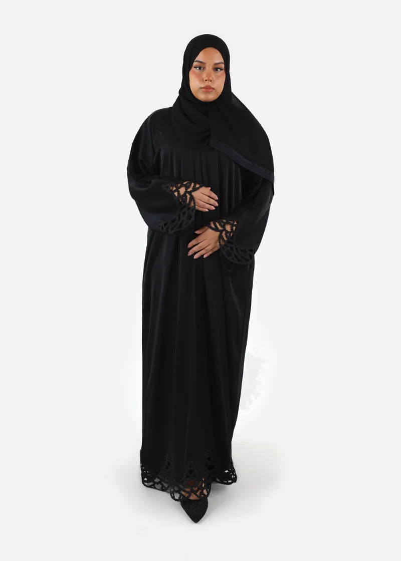 Sculpted Bloom Abaya - Image 13