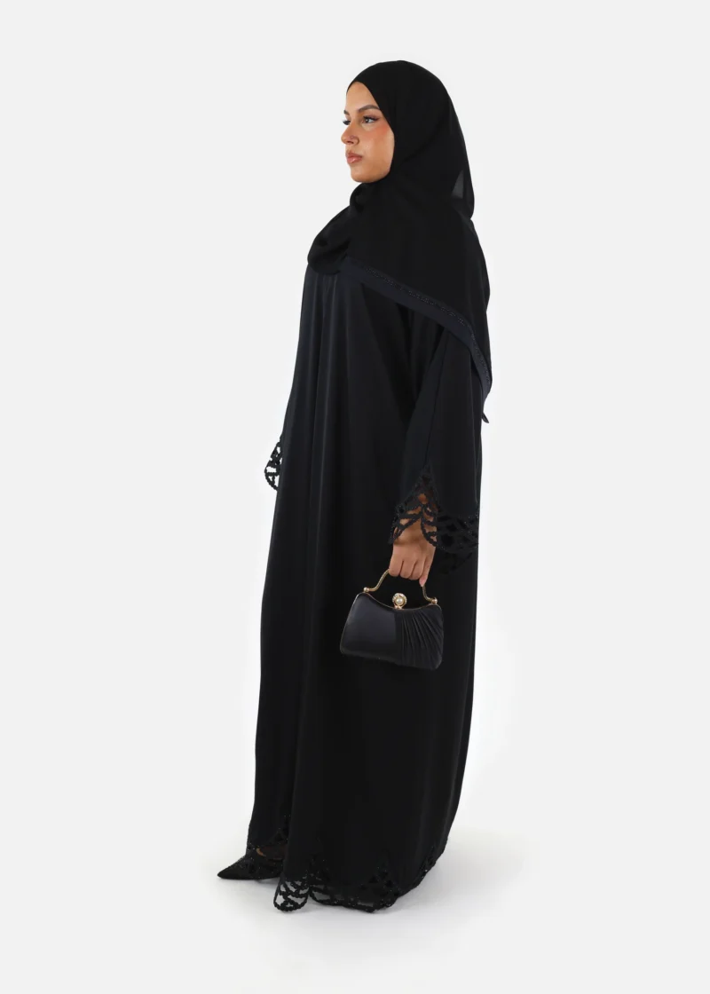 Sculpted Bloom Abaya - Image 10