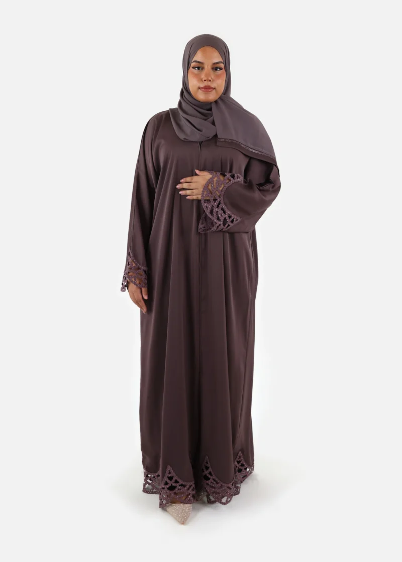 Sculpted Bloom Abaya - Image 6