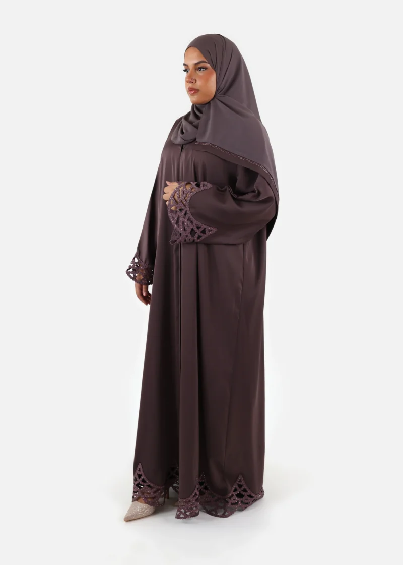 Sculpted Bloom Abaya
