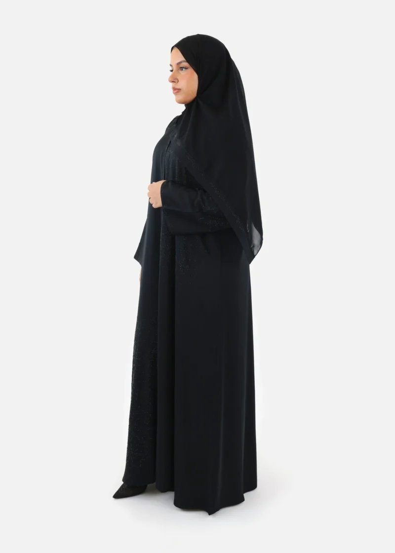 Starlit Floral Abaya - Image 13