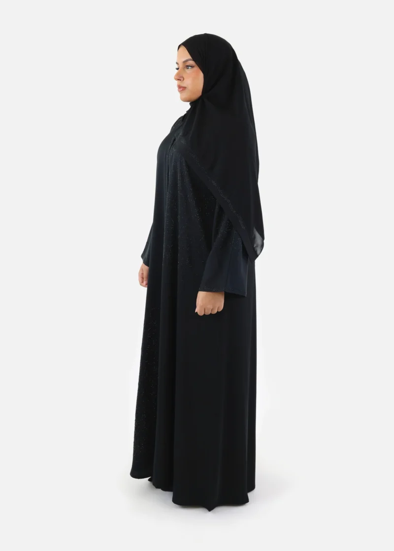 Starlit Floral Abaya - Image 11