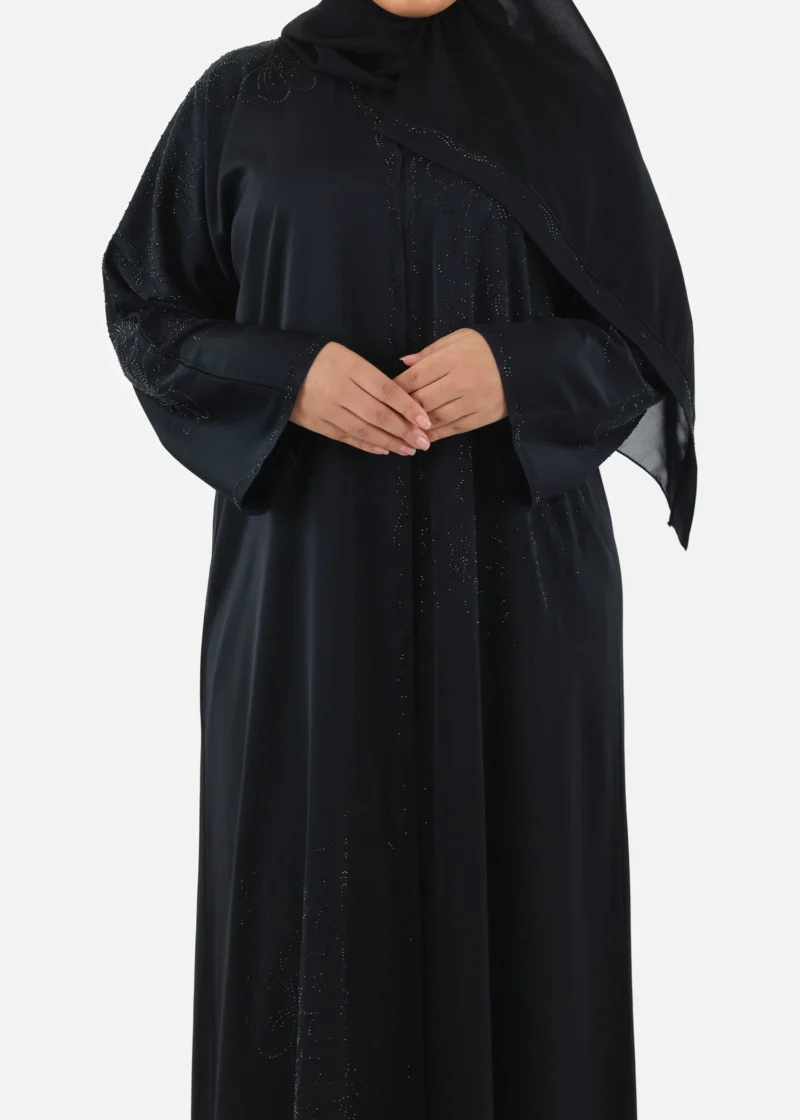 Starlit Floral Abaya - Image 10