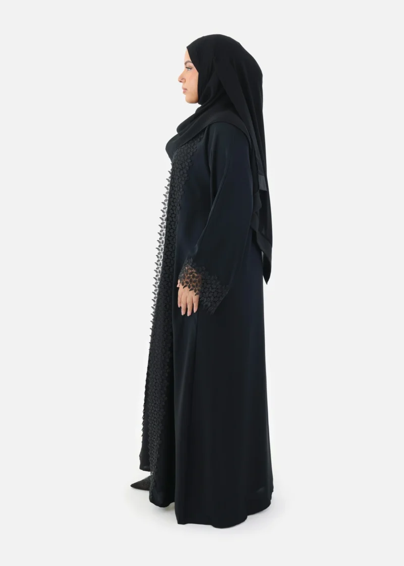 Floral Grace Abaya Kimono Set - Image 9
