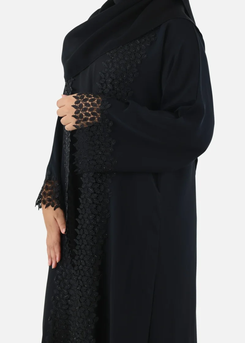 Floral Grace Abaya Kimono Set - Image 12