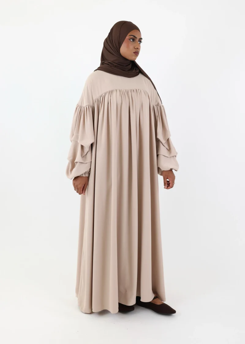 Abaya Abir – Cream - Image 4
