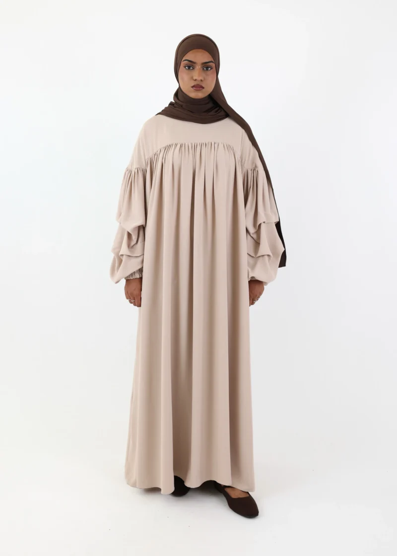 Abaya Abir – Cream - Image 3