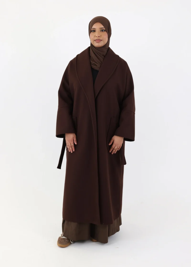 Alternative view of Belted Coat - Coffee