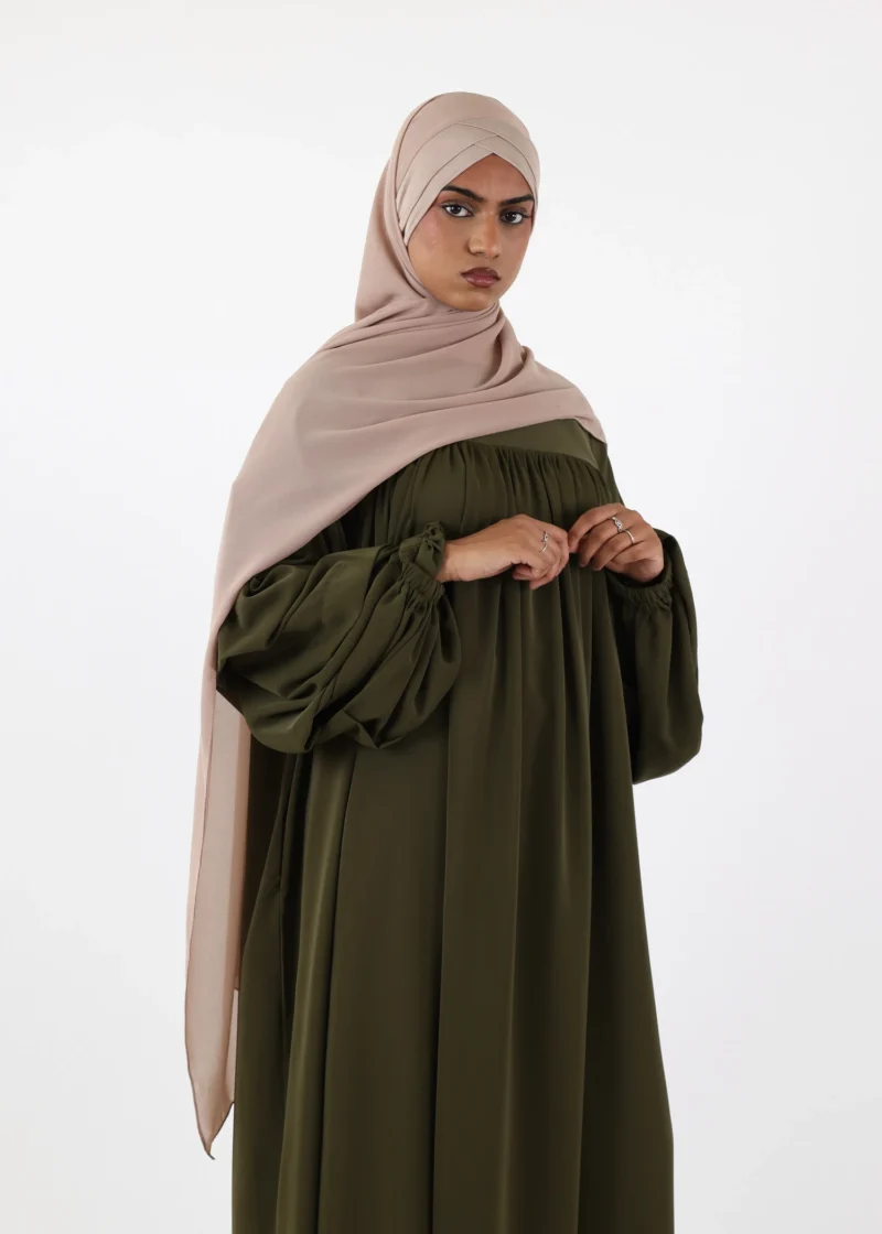 Chiffon with Jersey Cap Instant Hijab - Taupe