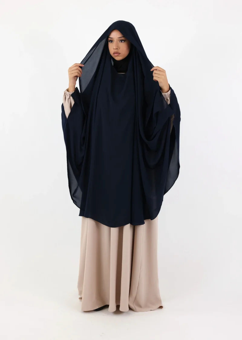 Alternative view of Ghashwa Niqab Set - Navy