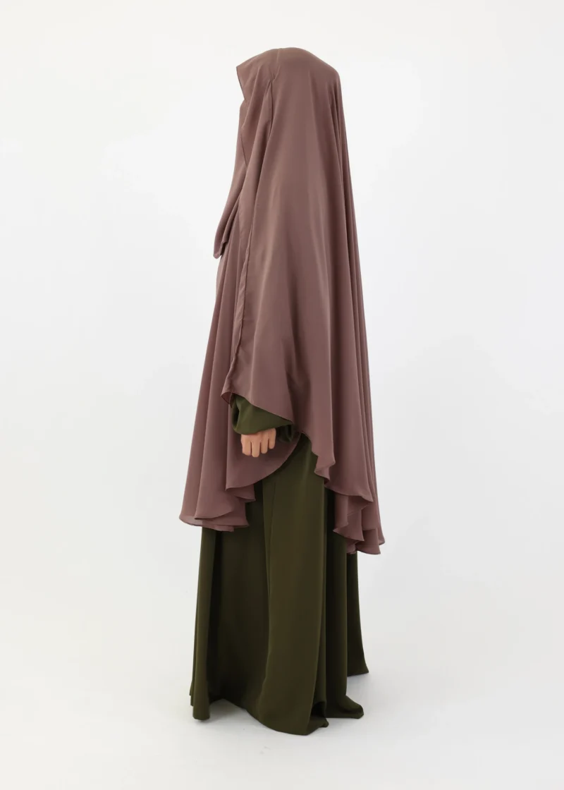 Ghashwa Niqab Set - Taupe - Image 3