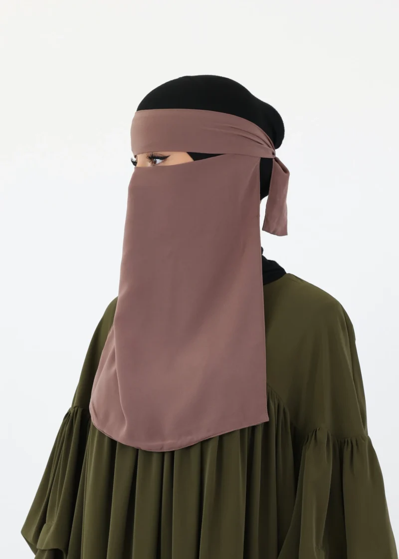 Ghashwa Niqab Set - Taupe - Image 8
