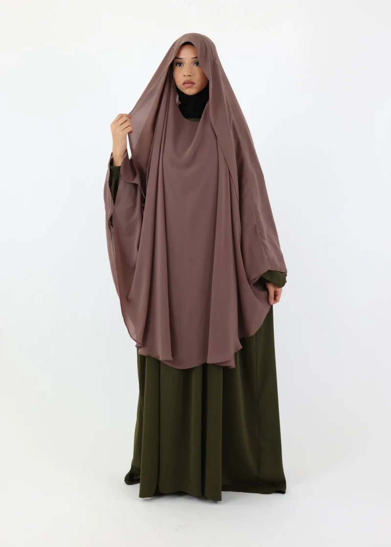 Ghashwa Niqab Set - Taupe - Image 6