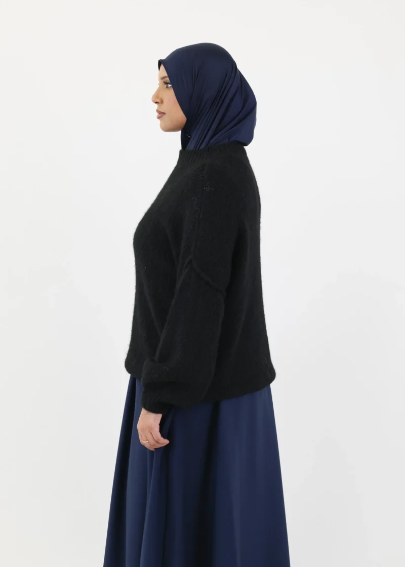 Alternative view of Knitted Jumper - Black