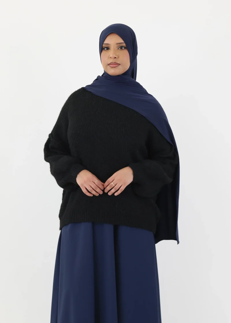 Knitted Jumper - Black - Image 5