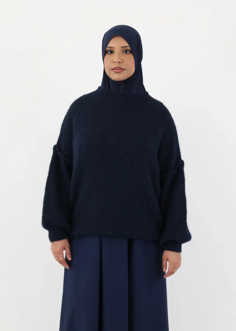 Alternative view of Knitted Jumper - Navy