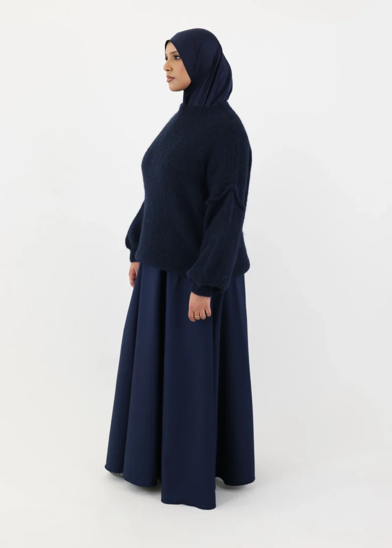 Knitted Jumper - Navy - Image 4