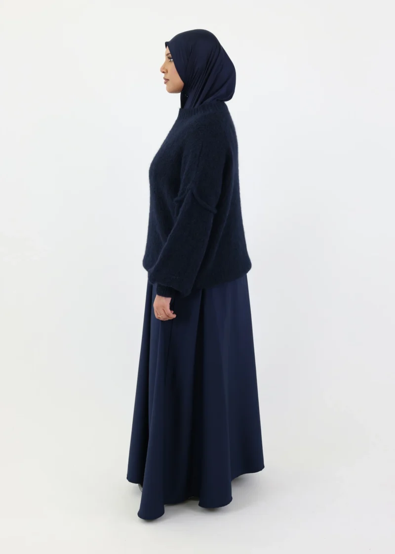 Knitted Jumper - Navy - Image 3