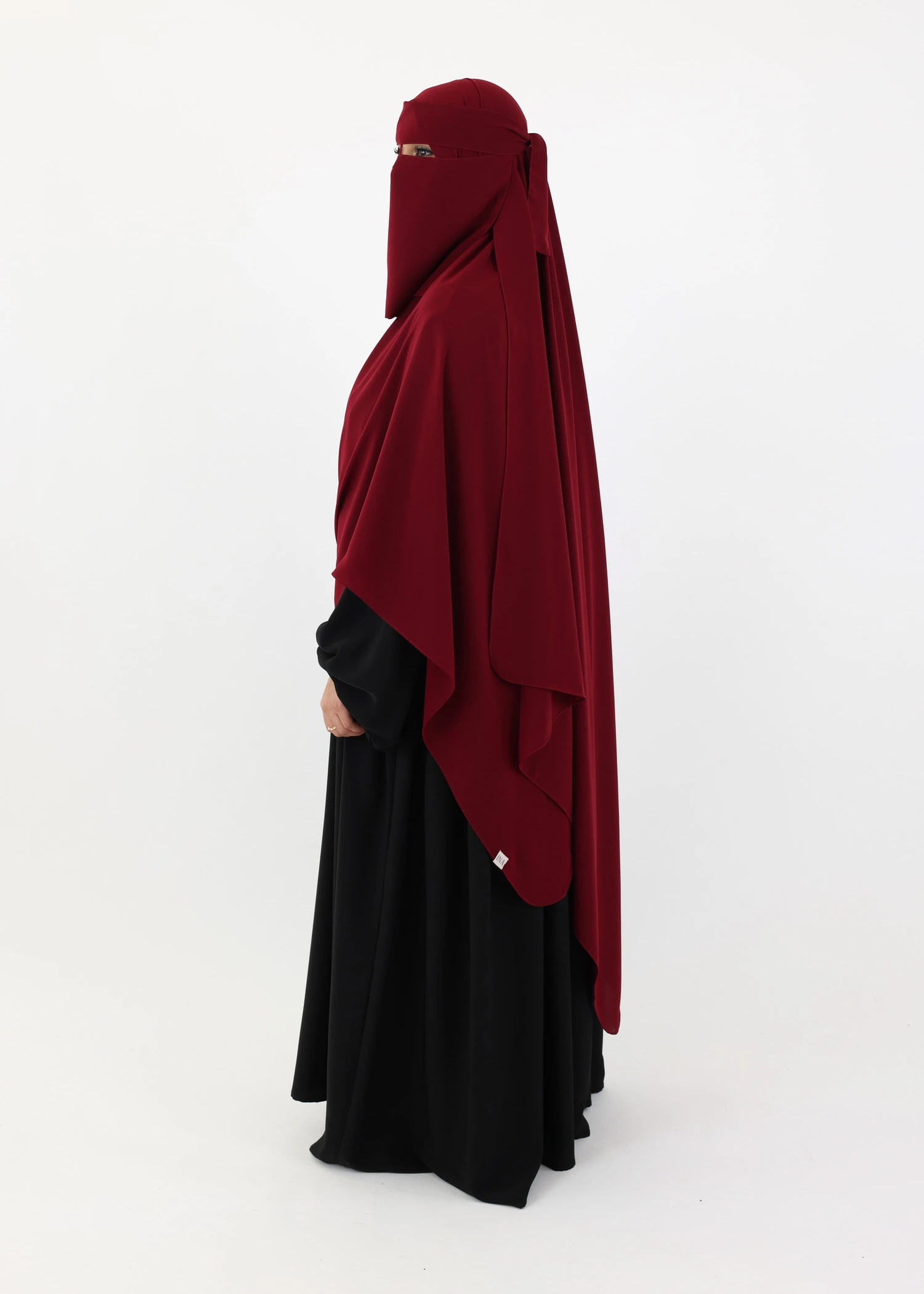 Mega Hijab 2XL- Smooth Premium Chiffon - Burgundy