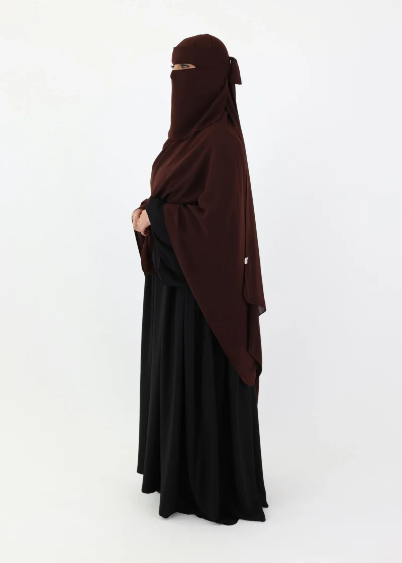 Alternative view of Mega Hijab 2XL- Smooth Premium Chiffon - Coffee