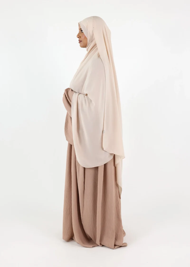 Alternative view of Mega Hijab 2XL- Smooth Premium Chiffon - Cream Beige