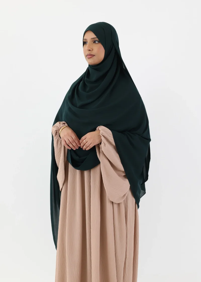 Alternative view of Mega Hijab 2XL- Smooth Premium Chiffon - Dark Green