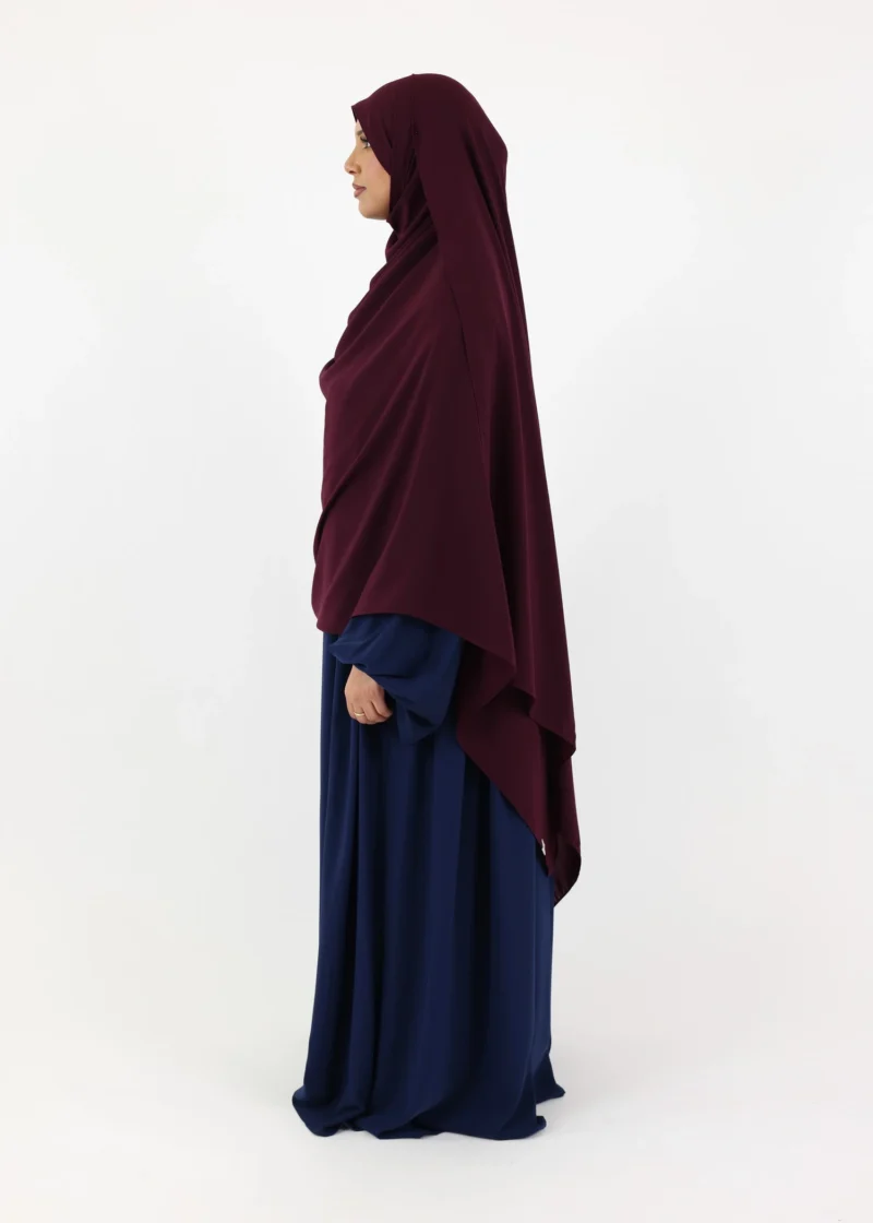 Alternative view of Mega Hijab 2XL- Smooth Premium Chiffon - Dark Purple