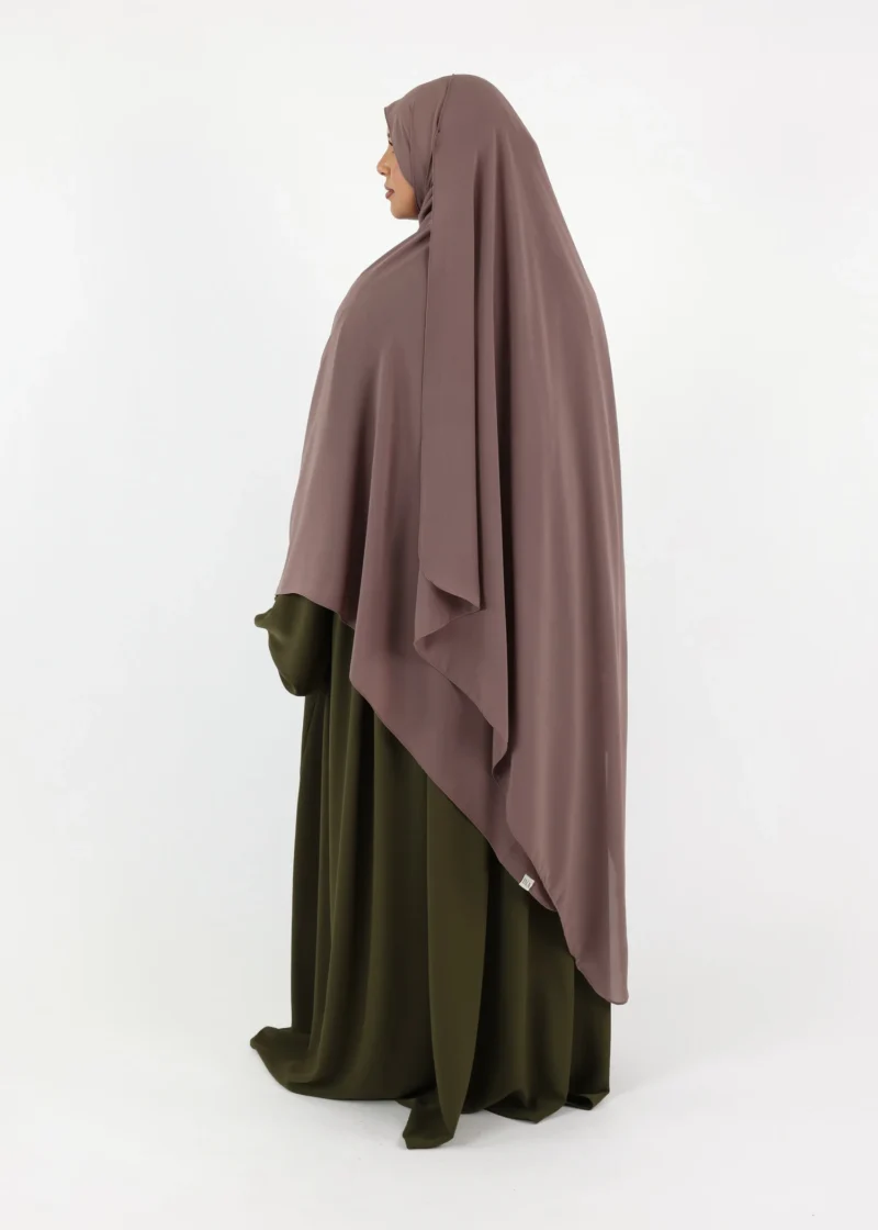 Mega Hijab 2XL- Smooth Premium Chiffon - Taupe