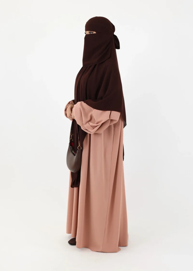 Alternative view of Mega Square Hijab - Smooth Premium Chiffon  - Coffee