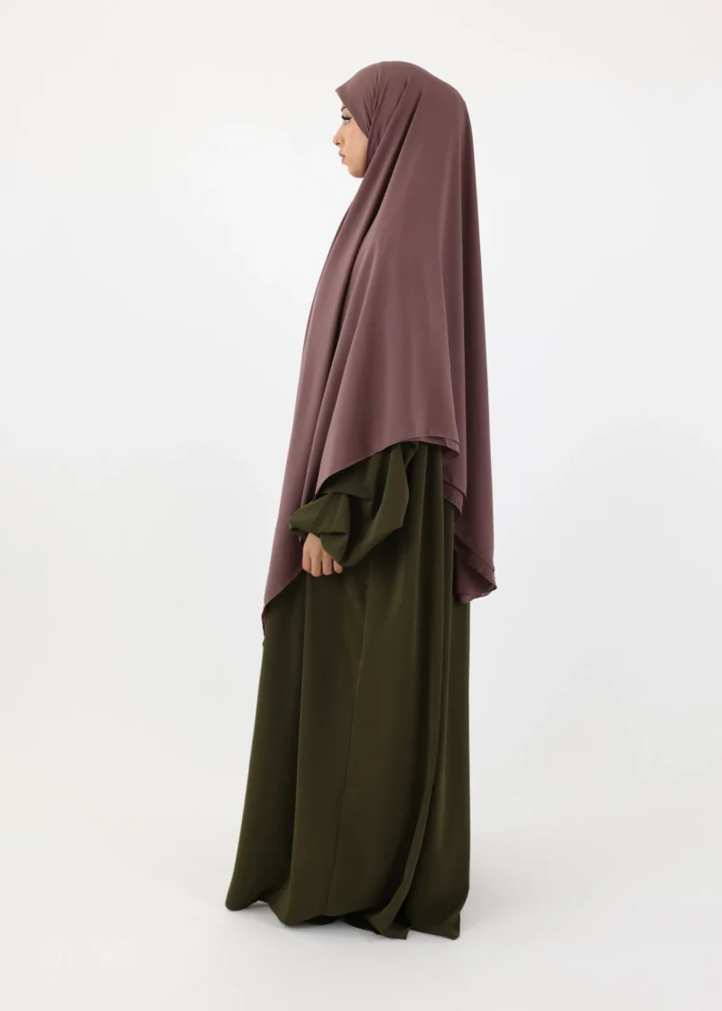 Alternative view of Mega Square Hijab - Smooth Premium Chiffon  - Dark Taupe