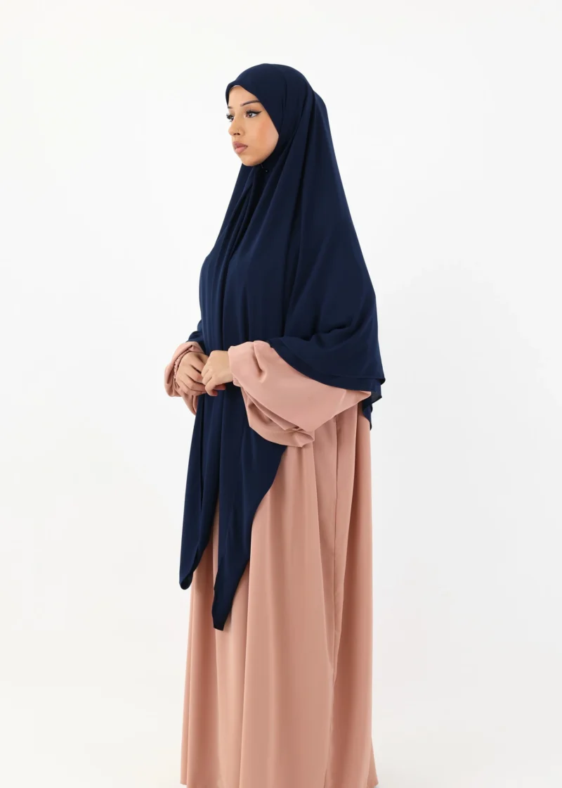 Alternative view of Mega Square Hijab - Smooth Premium Chiffon  - Navy