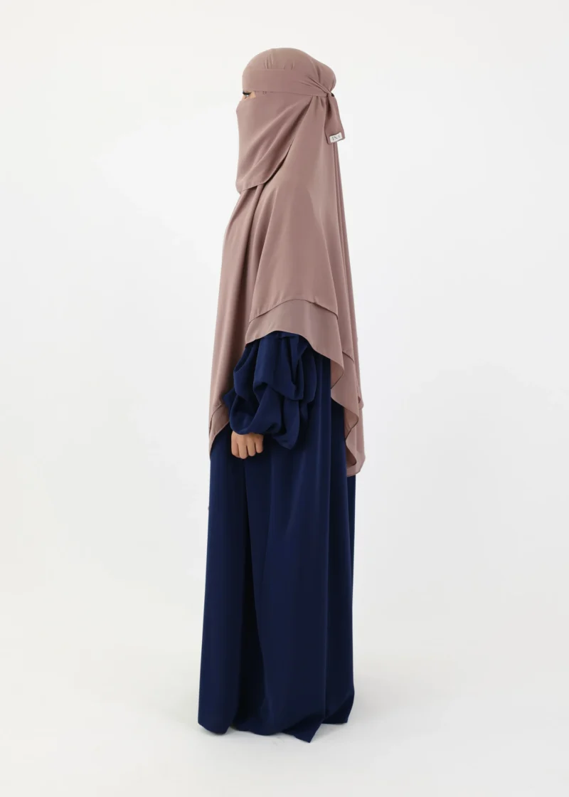 Alternative view of Mega Square Hijab - Smooth Premium Chiffon  - Soft Taupe