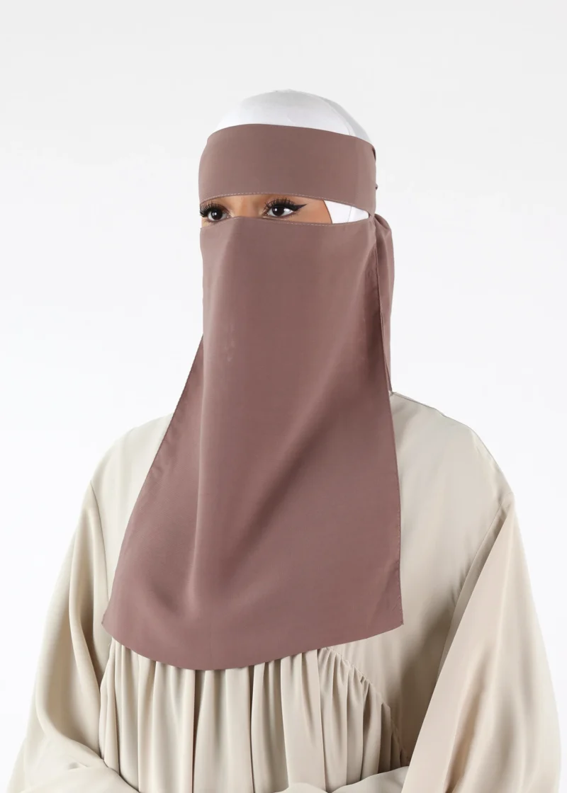 Alternative view of Full Niqab - No Pinch - Soft Taupe