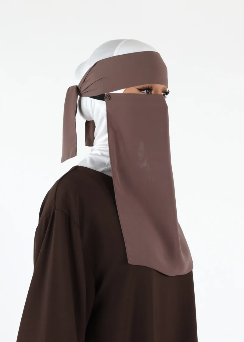 Alternative view of Full Niqab 2 Piece – Medium – All Colours