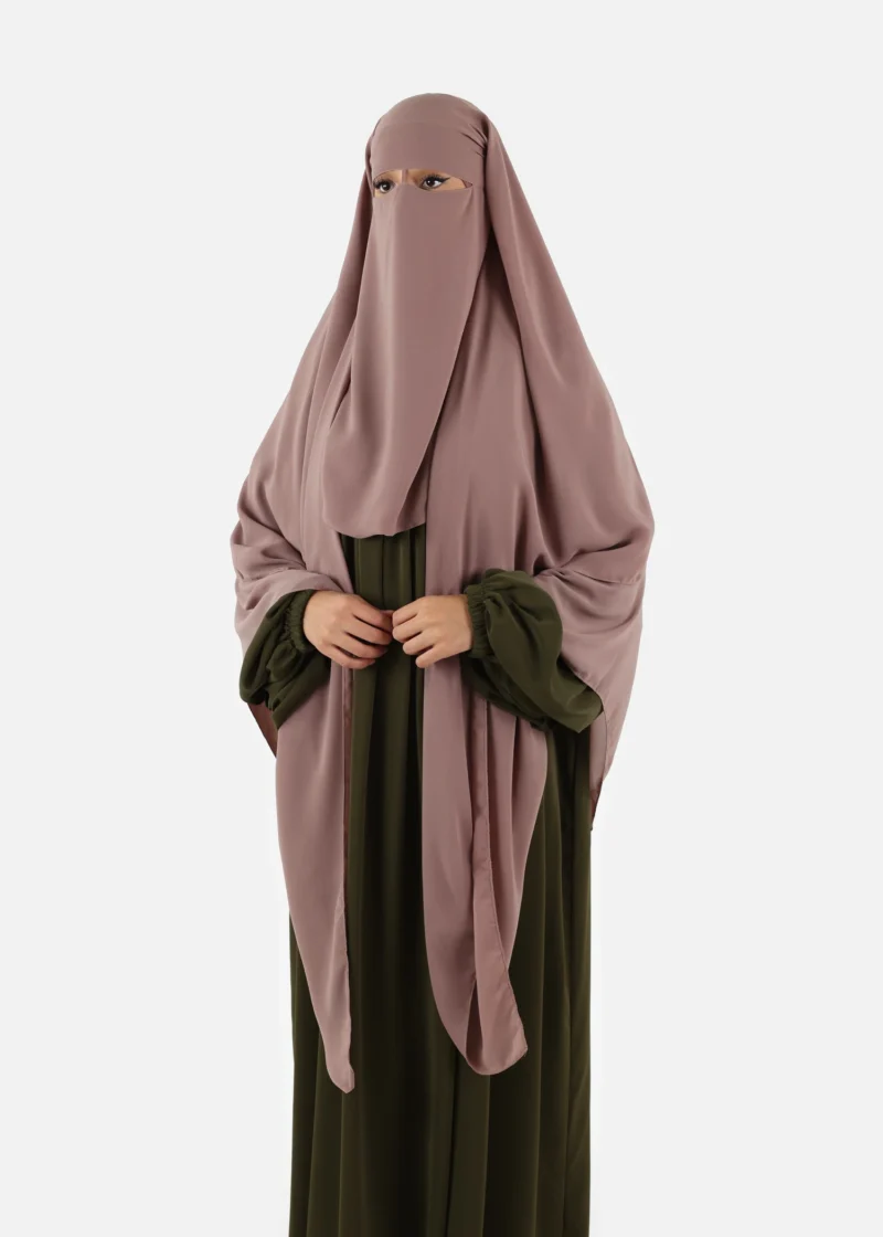Niqab El Malaki - Soft Taupe - Image 3
