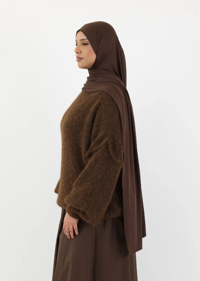 Oversized Jumper - Coffee - Image 5