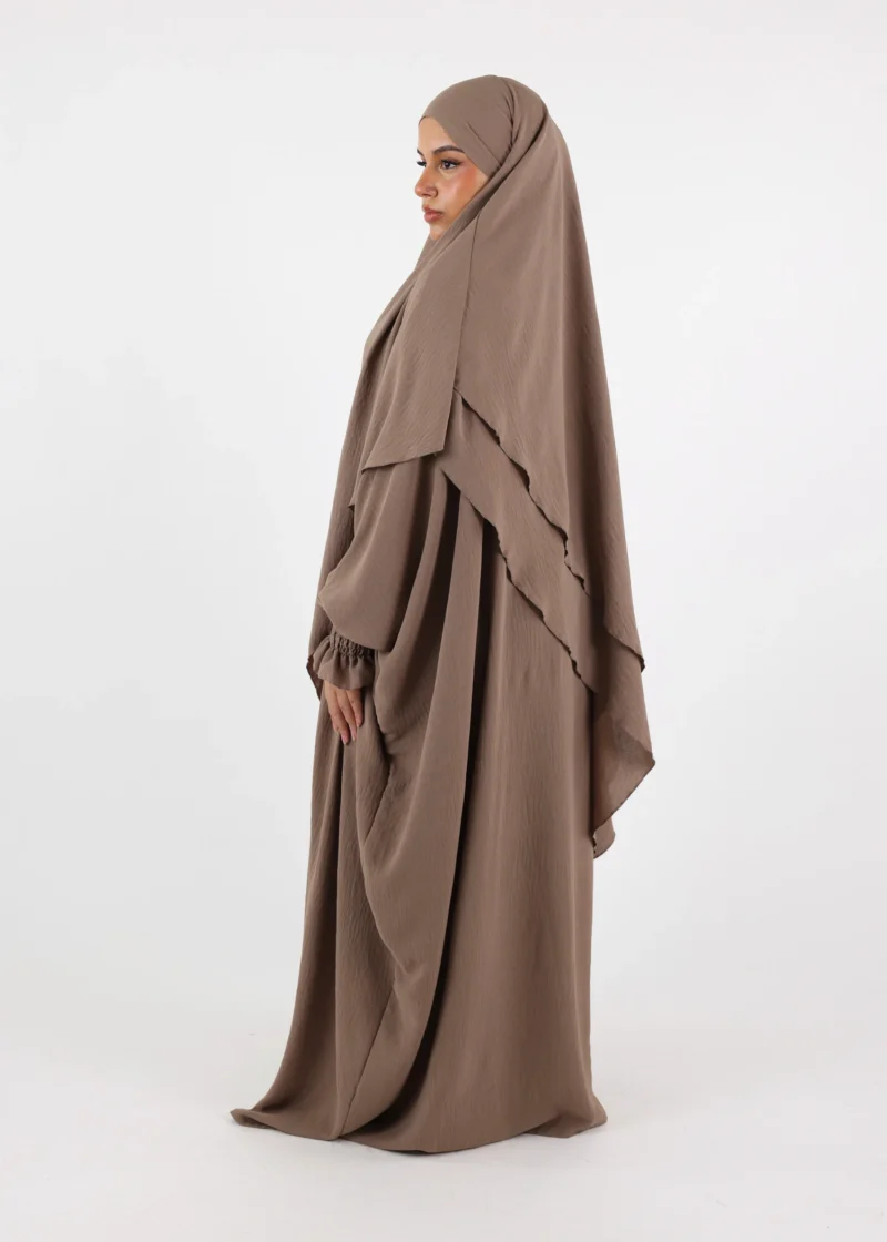 ABAYA & KHIMAR 2 Layer SET Taupe