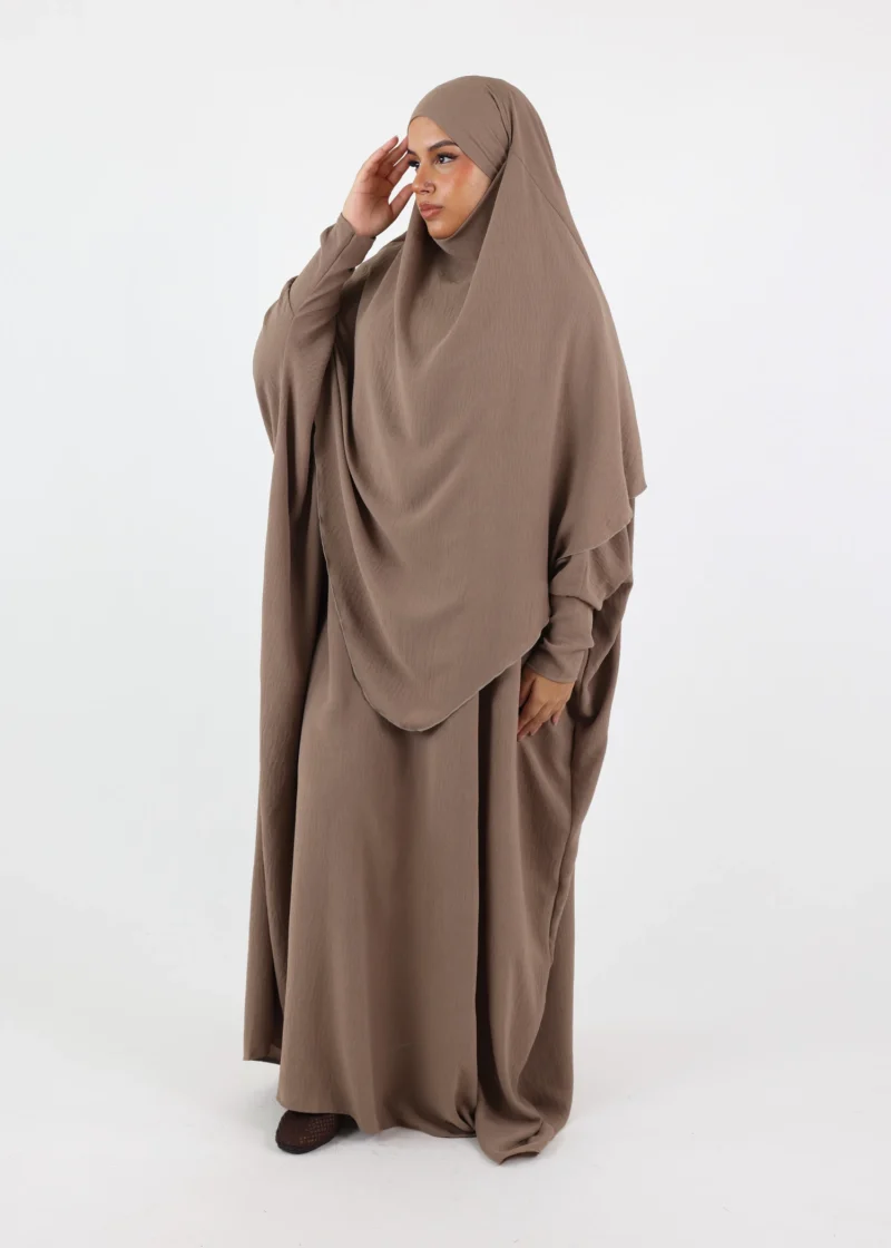 ABAYA & KHIMAR SET Taupe