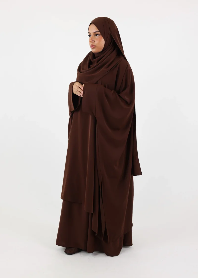 Alternative view of Full Set Jameelah  - Medina - Coffee