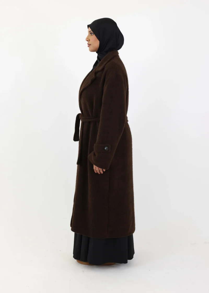 Alternative view of Textured Trench Coat - Coffee